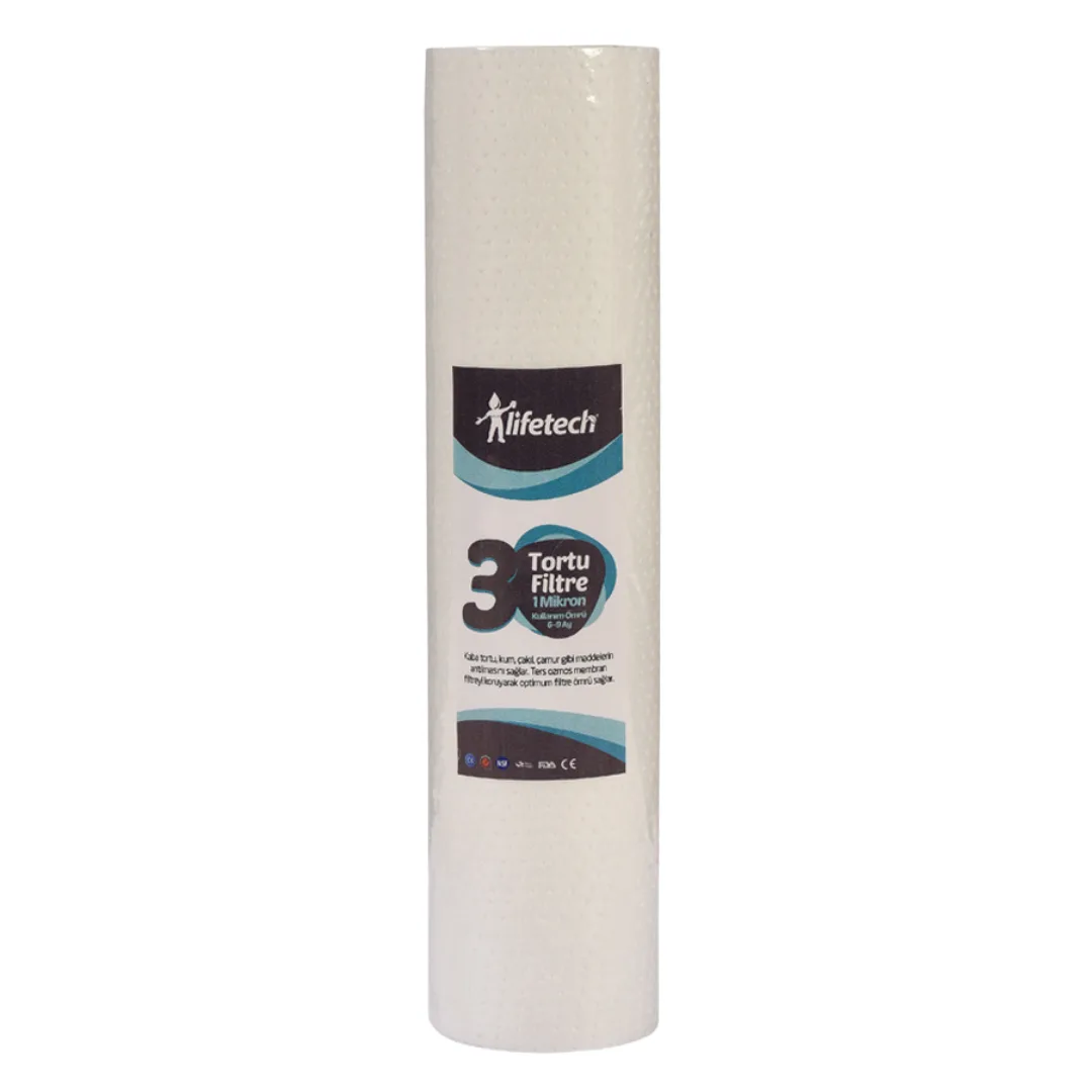 Lifetech 10'' 1 Mikron Spun Filtre