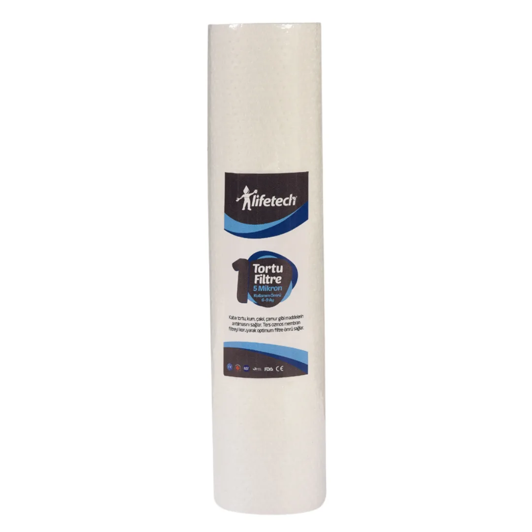 Lifetech 10'' 5 Mikron Spun Filtre