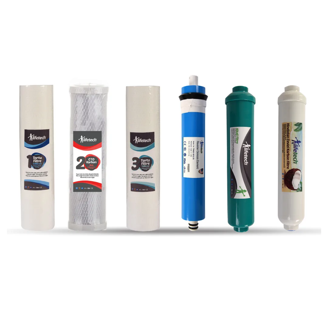 Lifetech 6 Aşama Açık Kasa Filtre Seti