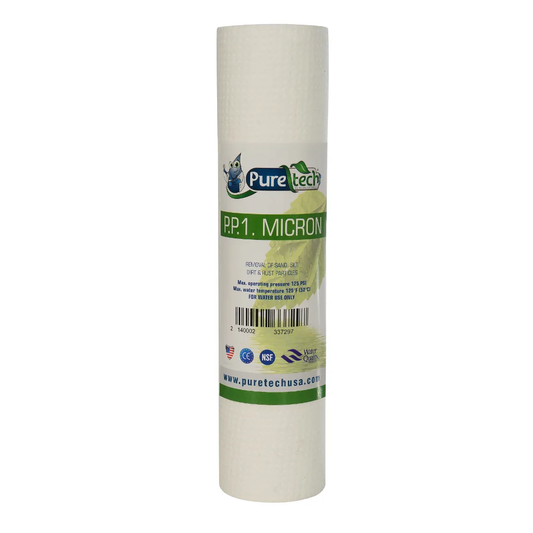 Puretech 10'' 1 Mikron Spun Filtre