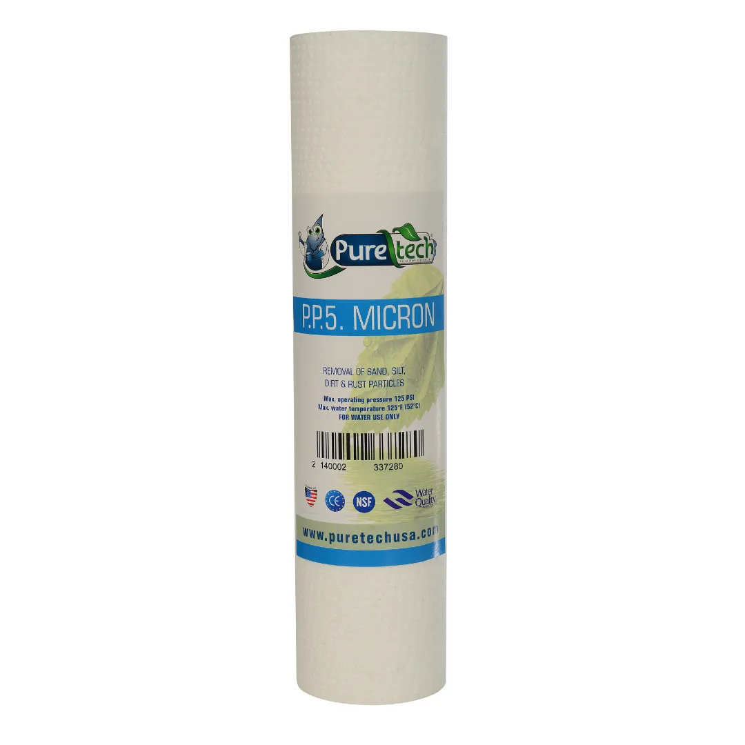 Puretech 10'' 5 Mikron Spun Filtre